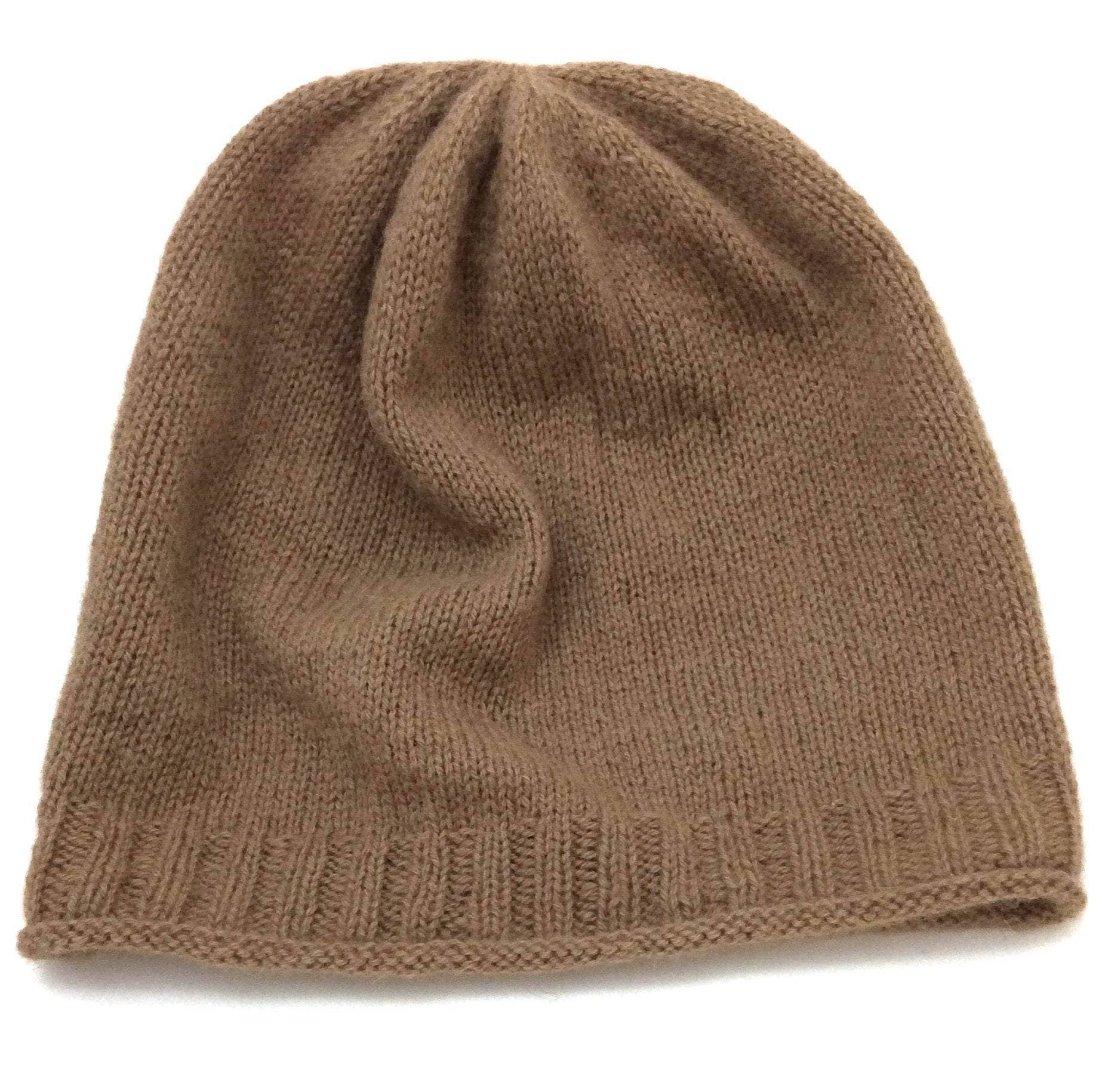 Super Soft Handknit Beanie in Camel offers