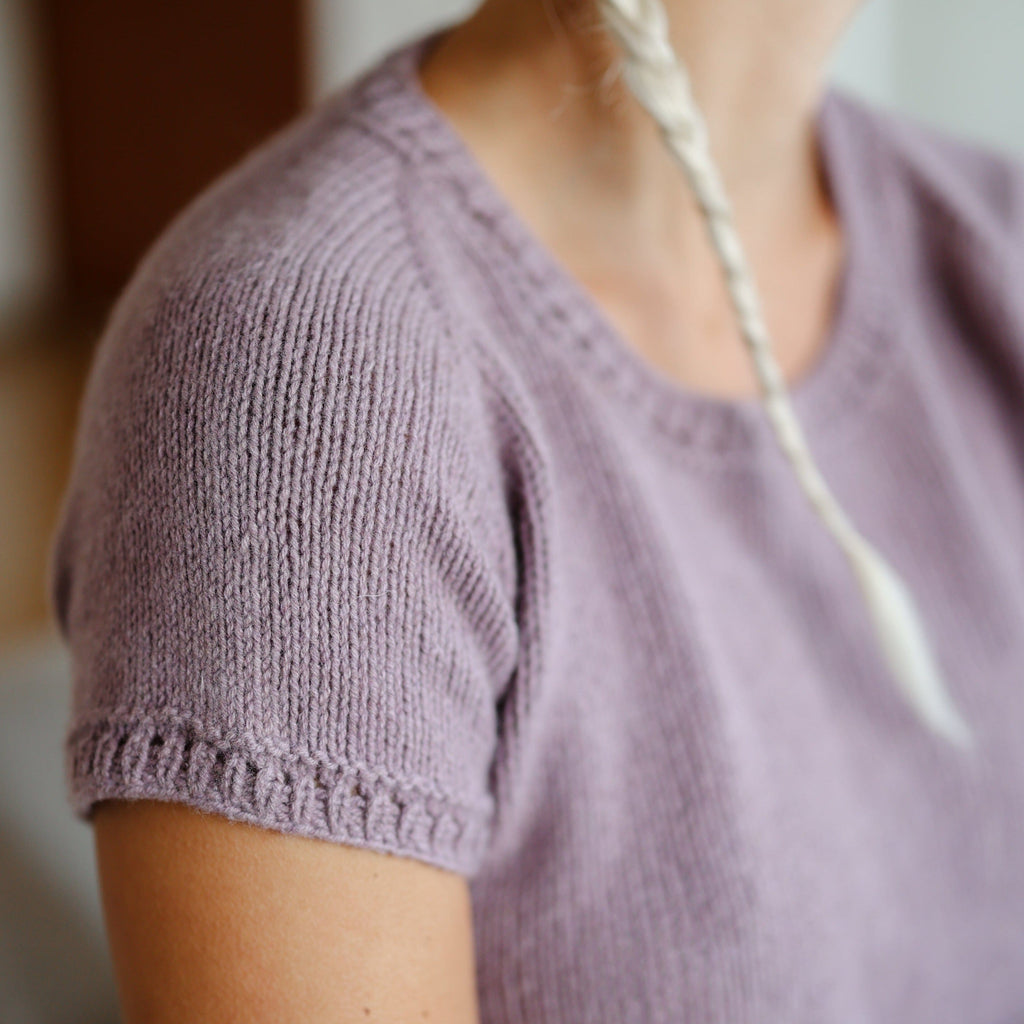 Laura T-Shirt Pattern Cardigan Nordic Yarn 