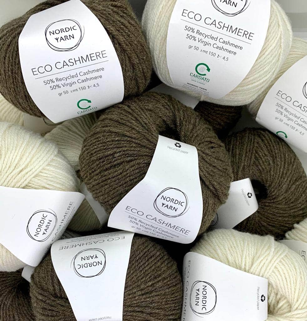 10 Pack of Eco Cashmere DK, Mixed Colors - Nordic Yarn